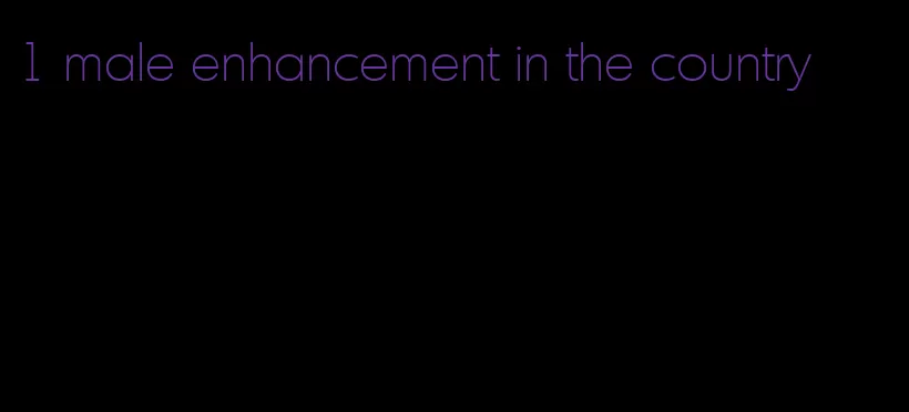 1 male enhancement in the country