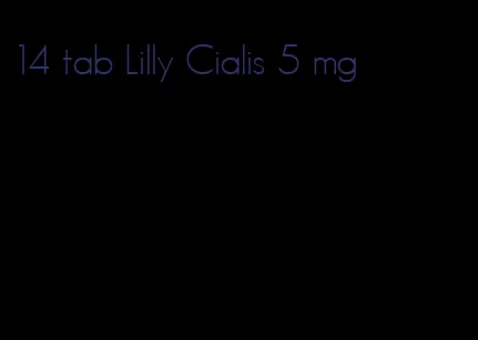 14 tab Lilly Cialis 5 mg