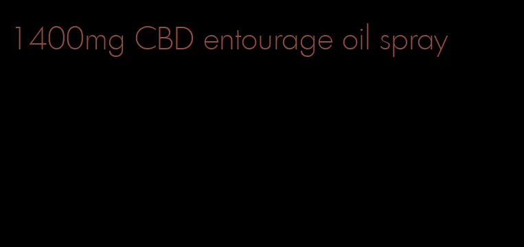 1400mg CBD entourage oil spray