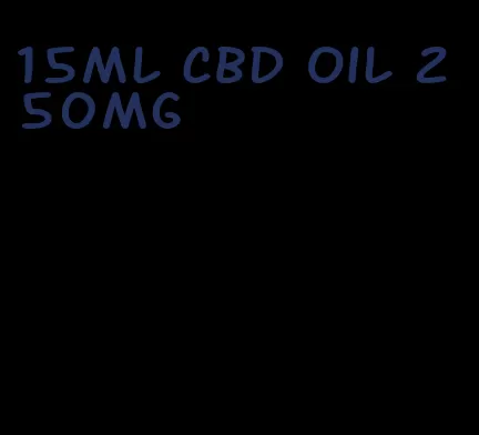 15ml CBD oil 250mg