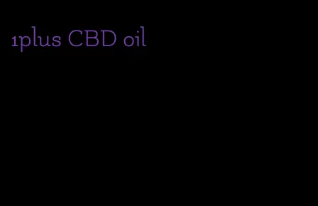 1plus CBD oil