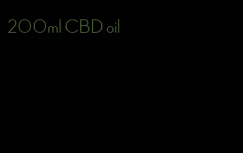 200ml CBD oil