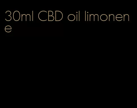 30ml CBD oil limonene