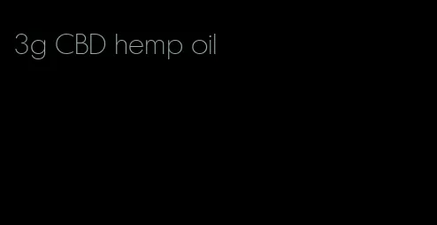 3g CBD hemp oil