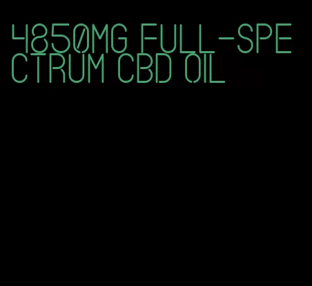 4850mg full-spectrum CBD oil