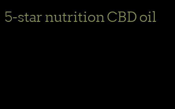 5-star nutrition CBD oil