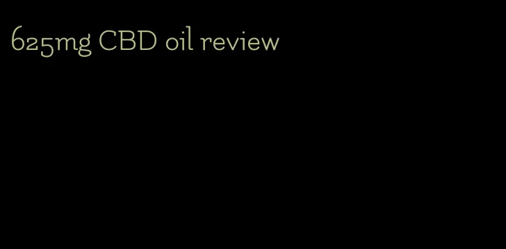 625mg CBD oil review