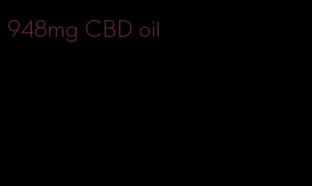 948mg CBD oil