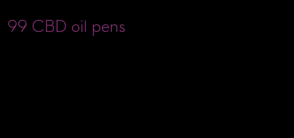 99 CBD oil pens