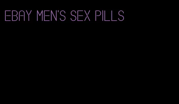 eBay men's sex pills