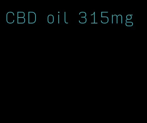 CBD oil 315mg