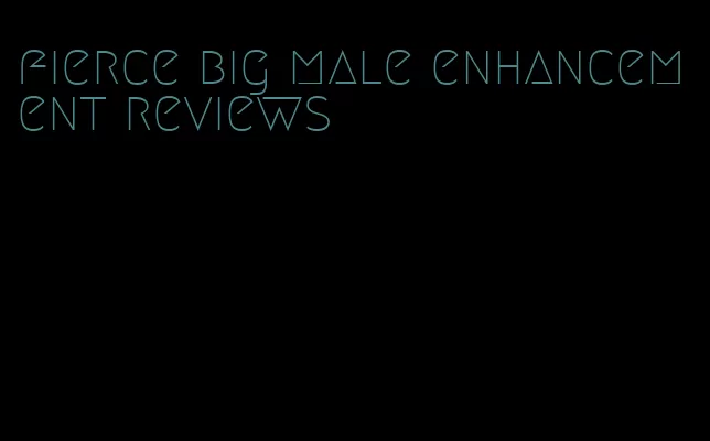 fierce big male enhancement reviews