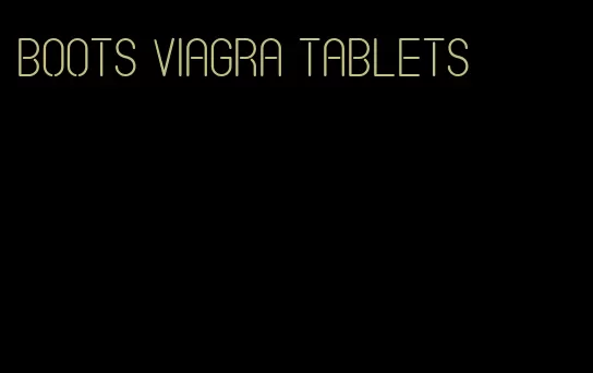 Boots viagra tablets