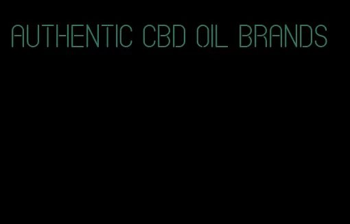 authentic CBD oil brands