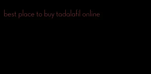 best place to buy tadalafil online