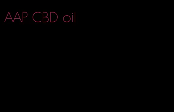 AAP CBD oil