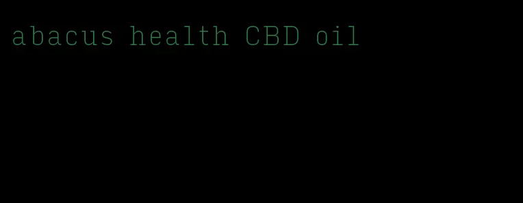 abacus health CBD oil