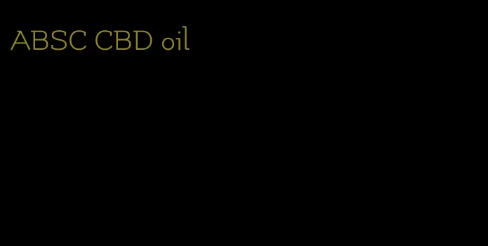 ABSC CBD oil