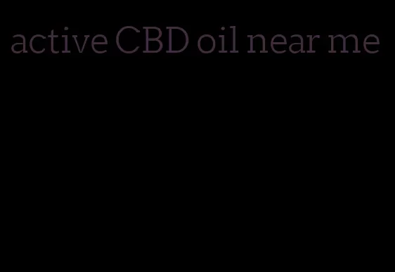 active CBD oil near me