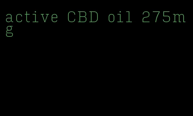 active CBD oil 275mg