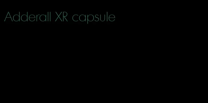 Adderall XR capsule