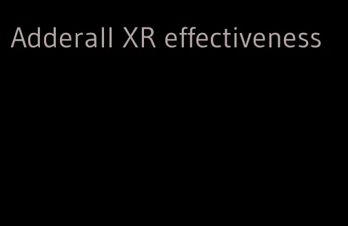 Adderall XR effectiveness