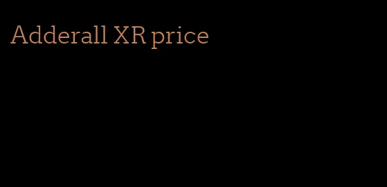 Adderall XR price