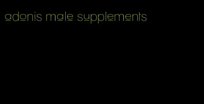 adonis male supplements