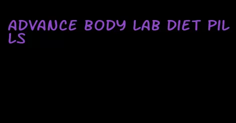 advance body lab diet pills