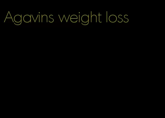 Agavins weight loss