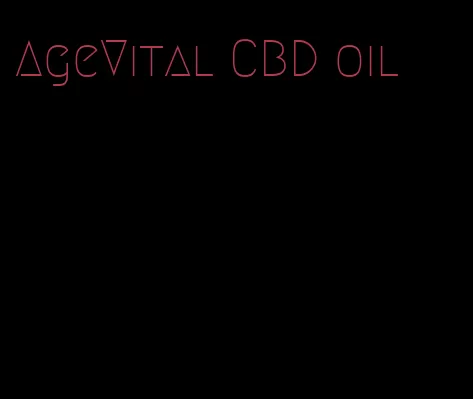 AgeVital CBD oil