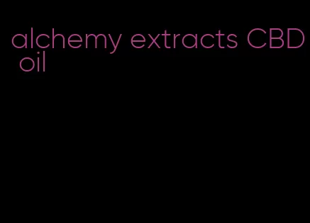 alchemy extracts CBD oil