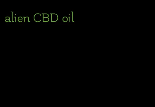 alien CBD oil