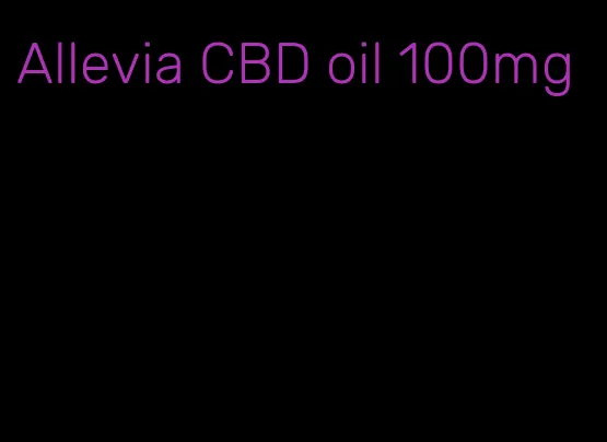 Allevia CBD oil 100mg