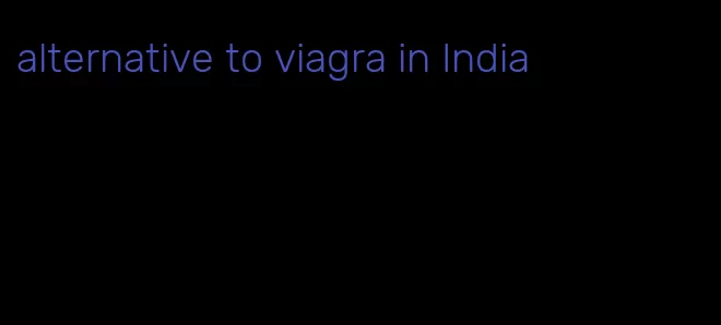 alternative to viagra in India