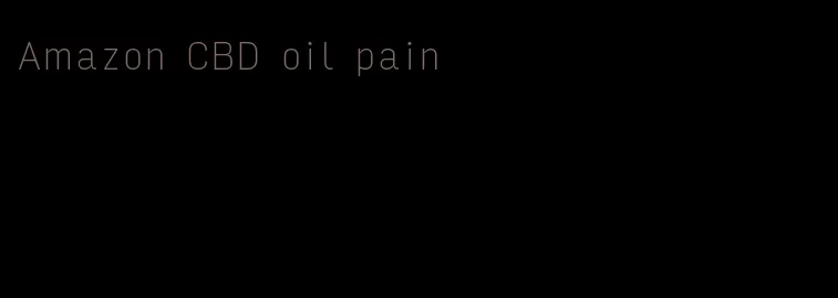 Amazon CBD oil pain