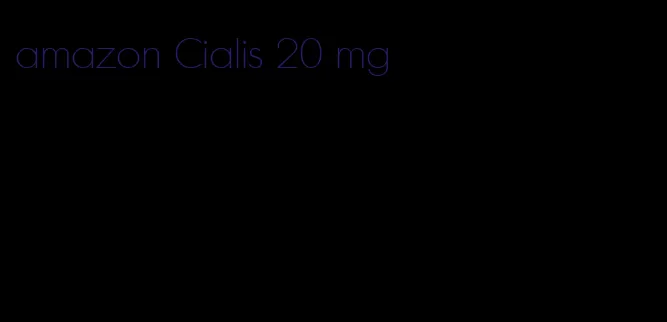 amazon Cialis 20 mg