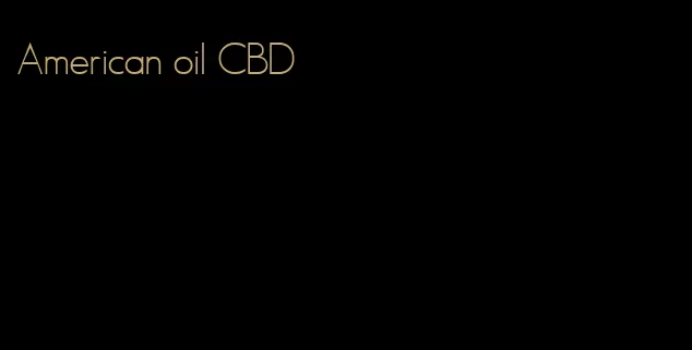 American oil CBD