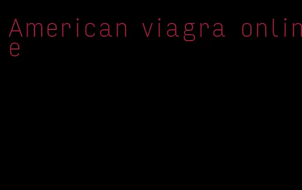 American viagra online