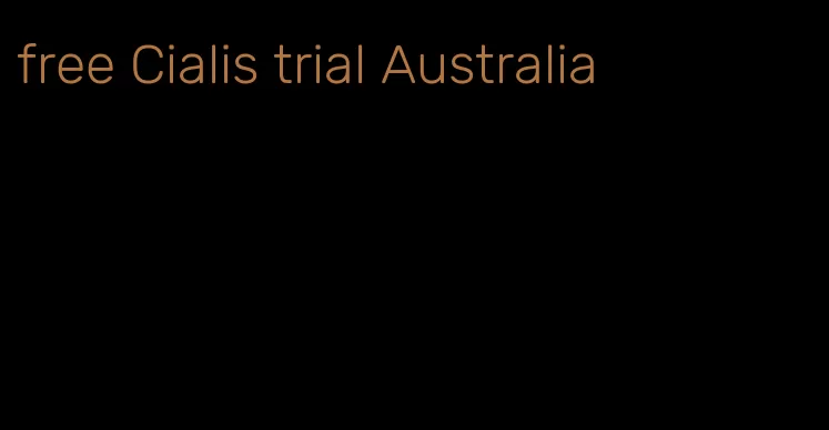 free Cialis trial Australia