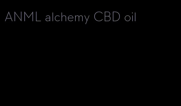 ANML alchemy CBD oil