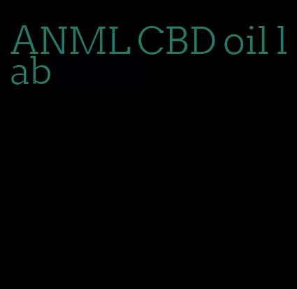 ANML CBD oil lab