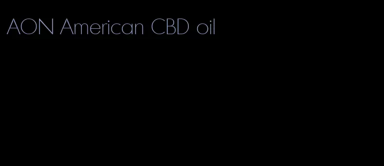 AON American CBD oil