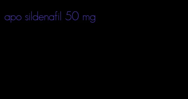 apo sildenafil 50 mg