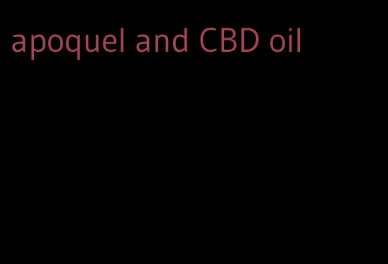 apoquel and CBD oil