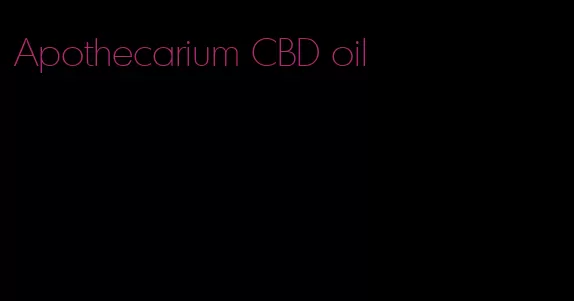 Apothecarium CBD oil