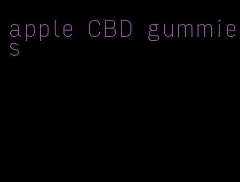 apple CBD gummies