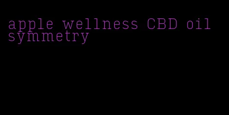 apple wellness CBD oil symmetry