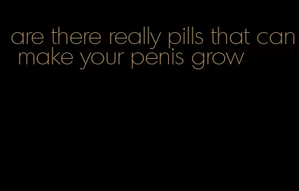 are there really pills that can make your penis grow