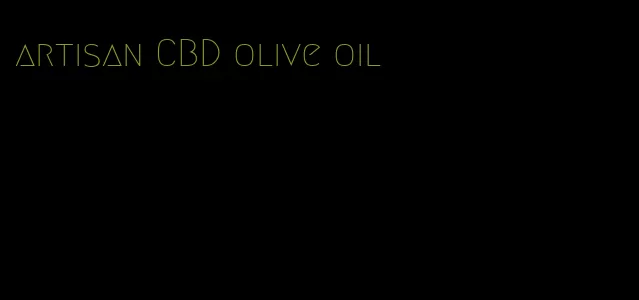 artisan CBD olive oil